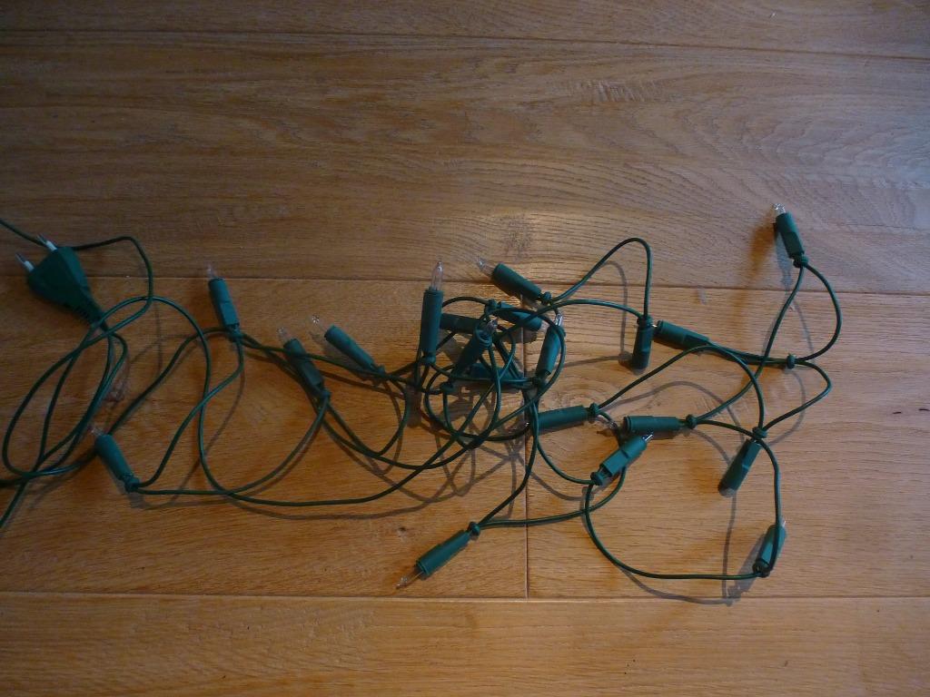 RETRO KERSTVERLICHTING   15 RESERVELAMPJES, Diversen, Kerst, Gebruikt, Ophalen of Verzenden