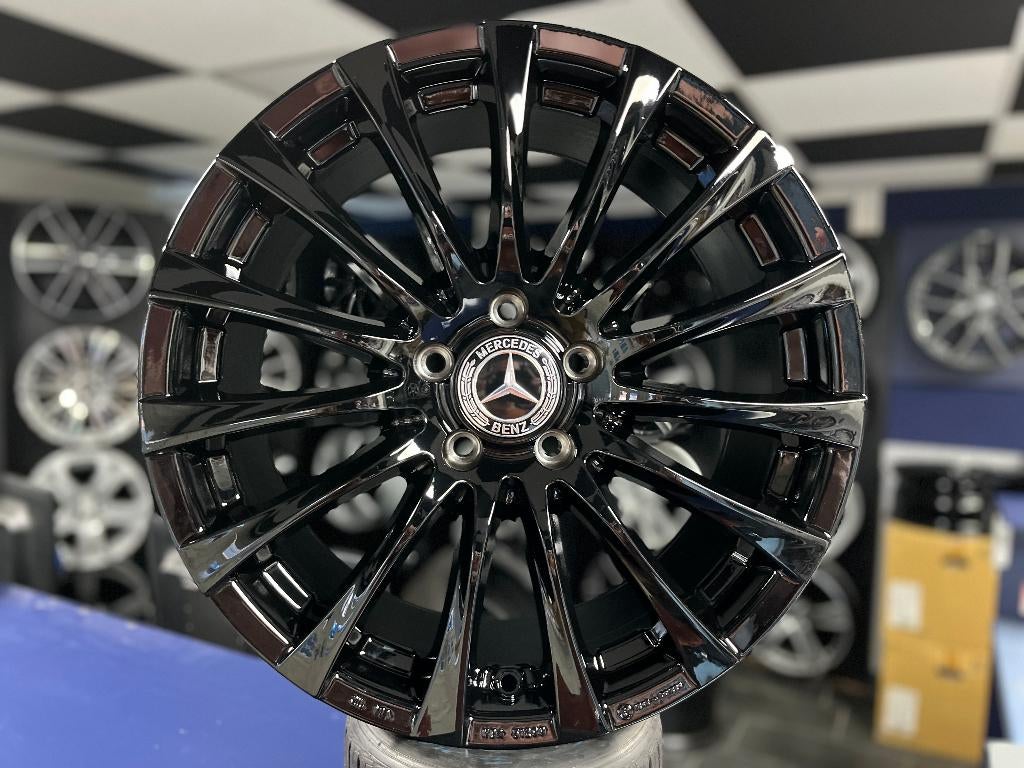 IN STOCK: NIEUWE 18 inch 5x112 sportvelgenset voor Mercedes, Enlèvement ou Envoi, Pneus été, Pneu(s), 18 pouces