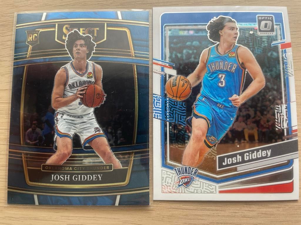 2x Josh Giddey RC, Ophalen of Verzenden, Nieuw, Meerdere plaatjes