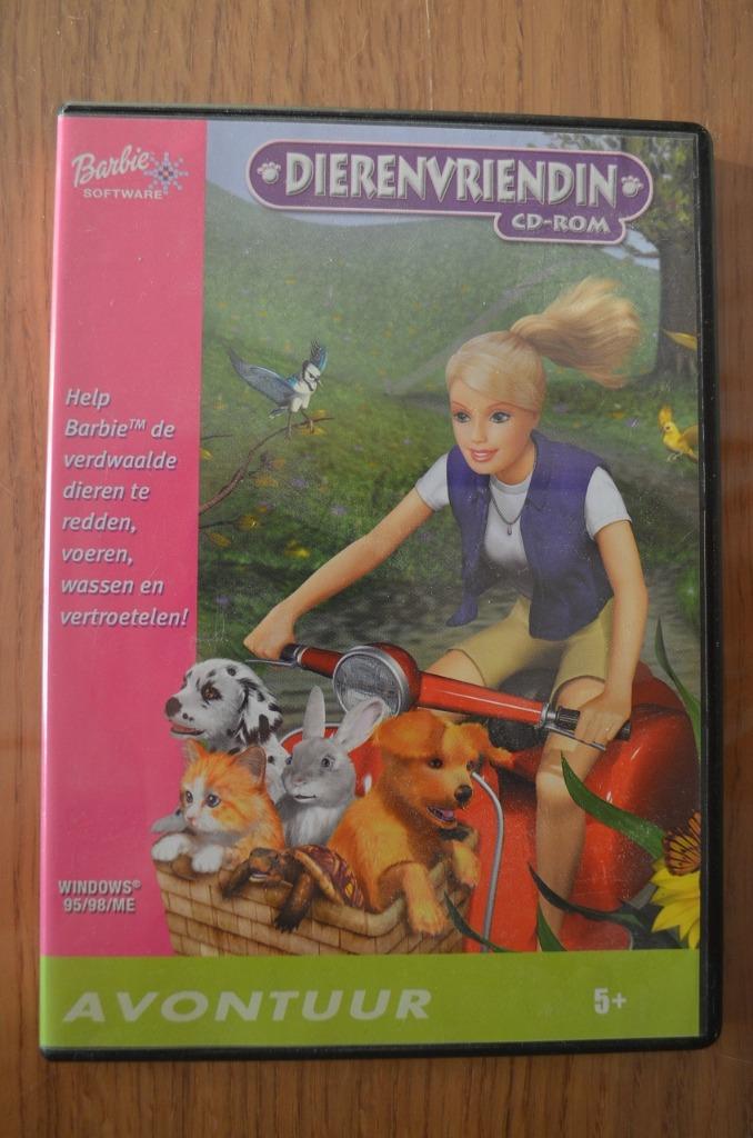 Pc cd-rom Barbie dierenvriendin avontuur 5+, Games en Spelcomputers, Games | Pc, Avontuur en Actie, Gebruikt, 1 speler, Ophalen of Verzenden
