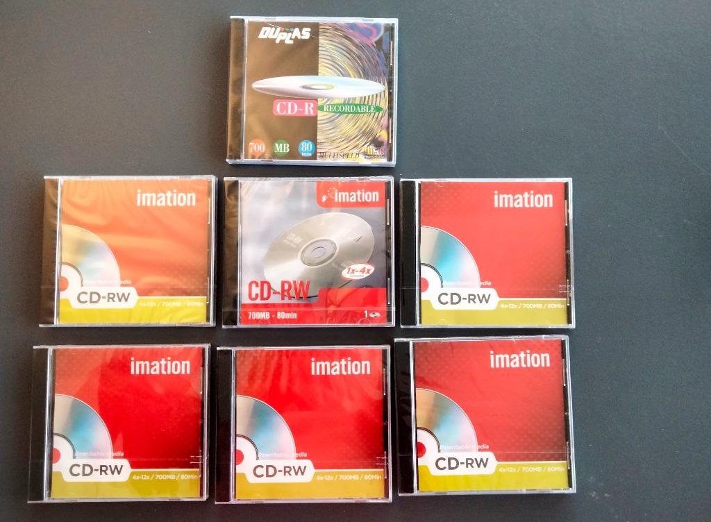 NOUVEAU  7  CD  RW   imation, Informatique & Logiciels, Neuf, Enlèvement ou Envoi, Réinscriptible, Cd
