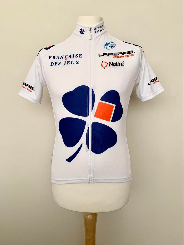 FDJ 2005 worn by Finot Tour de France Giro cycling shirt, Enlèvement ou Envoi, Utilisé, Vêtements