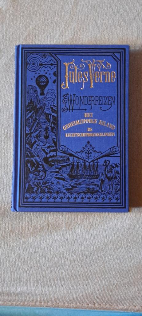 Jules verne het geheimzinnige eiland de luchtschipbreukeling, Boeken, Kinderboeken | Jeugd | 13 jaar en ouder, Ophalen of Verzenden