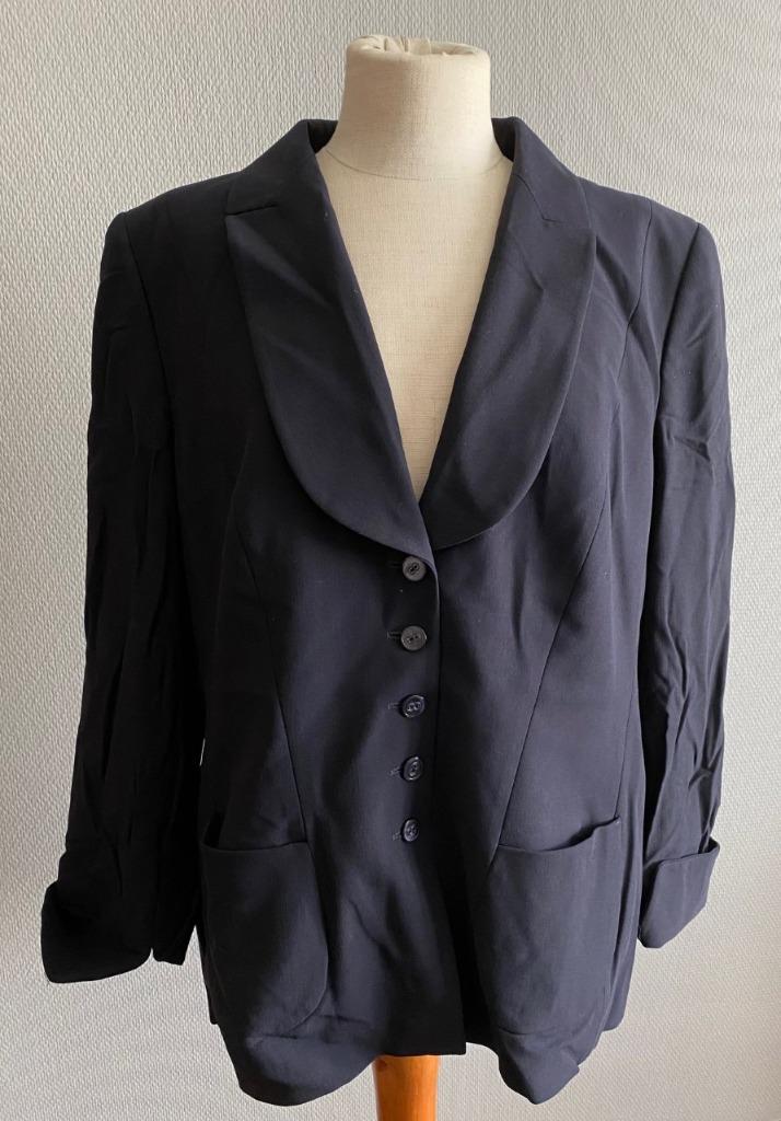 Zwarte blazer Escada maat 46, Kleding | Dames, Verzenden, Zwart, Maat 46/48 (XL) of groter, Escada