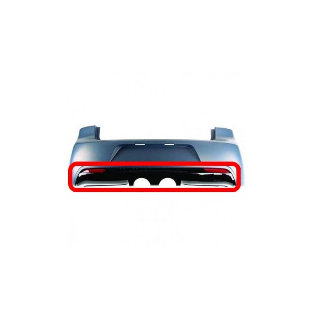 DIFFUSEUR PARE CHOC ARRIERE LOOK R20 VW GOLF 6 (08-12, Enlèvement
