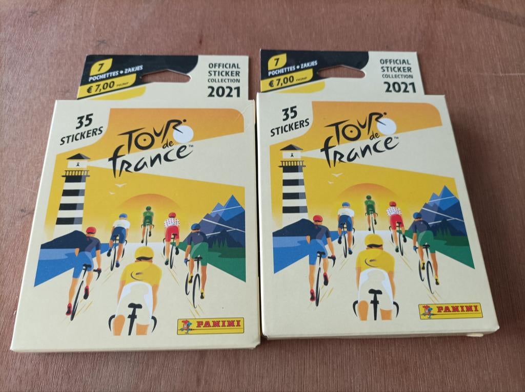 Panini Tour de France 2021, 2 mini-boîtes, Enlèvement ou Envoi
