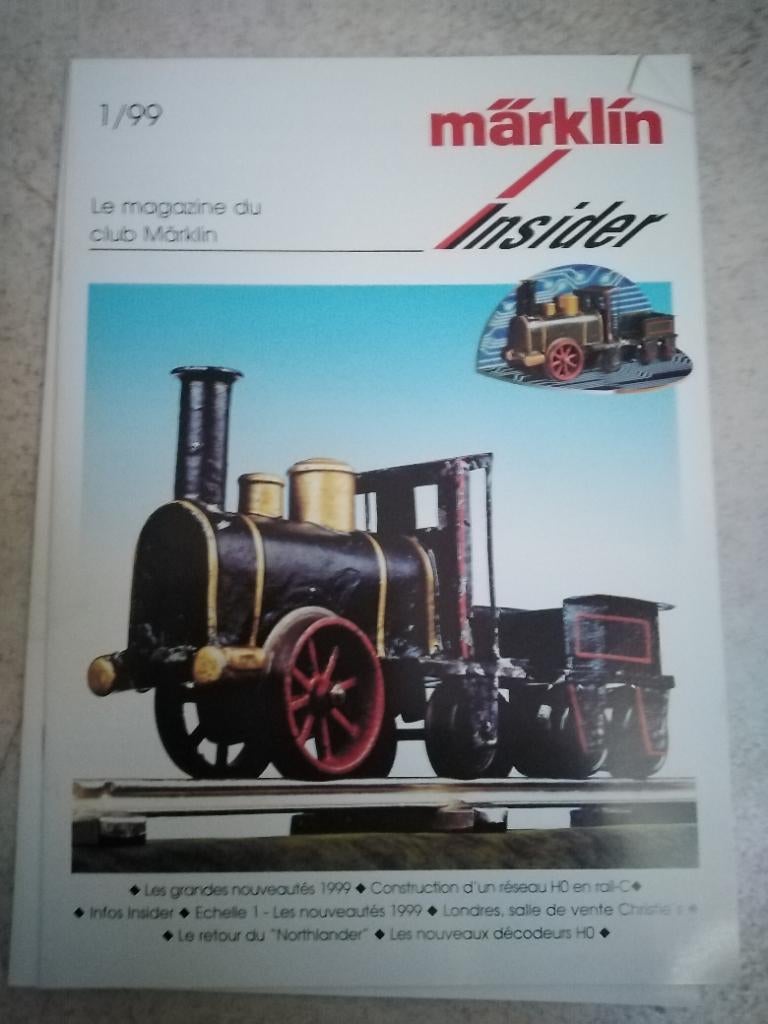Marklin Insider, Ophalen, Zo goed als nieuw, Boek, Tijdschrift of Catalogus, Märklin