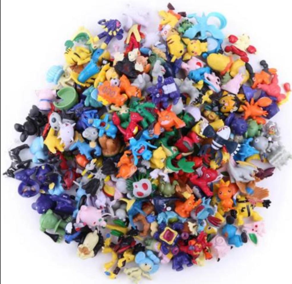Pokemon figuren set 144 stuks (3cm)