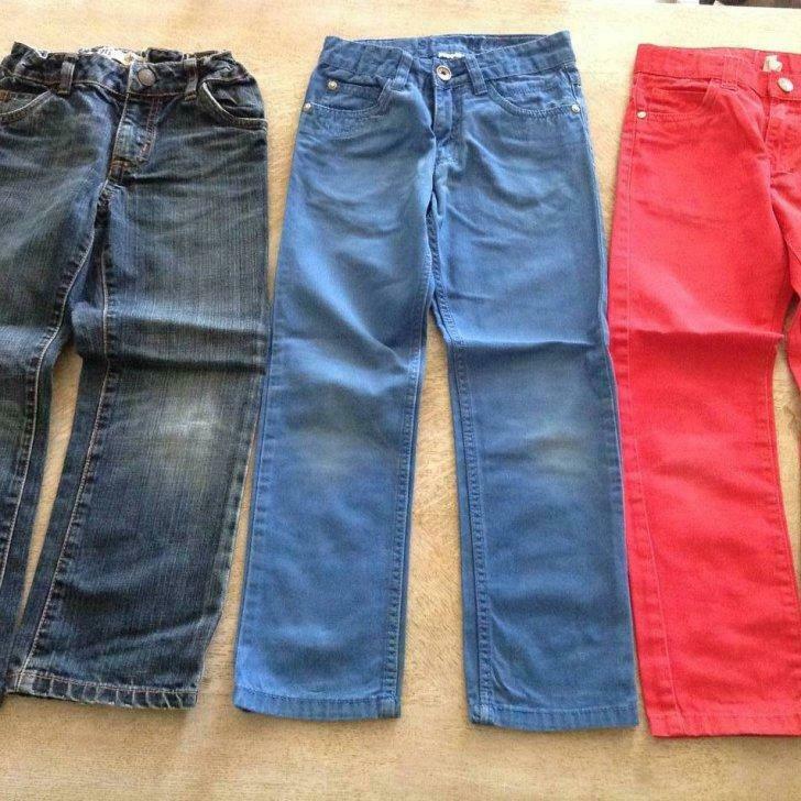 1 katoen (blauw) broek jongens mt 122 (Peppertz), Kinderen en Baby's, Broek, Gebruikt, Peppertz, Ophalen of Verzenden