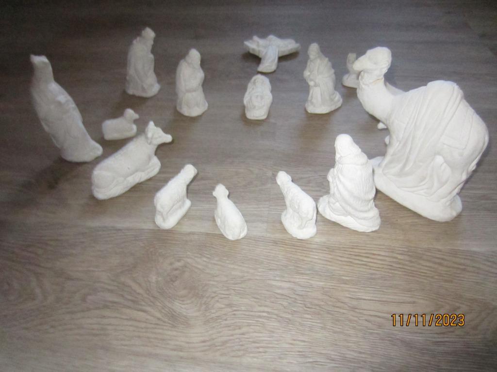 TE KOOP WIT KERSTGROEP ZIE FOTO S, Diversen, Ophalen, Zo goed als nieuw