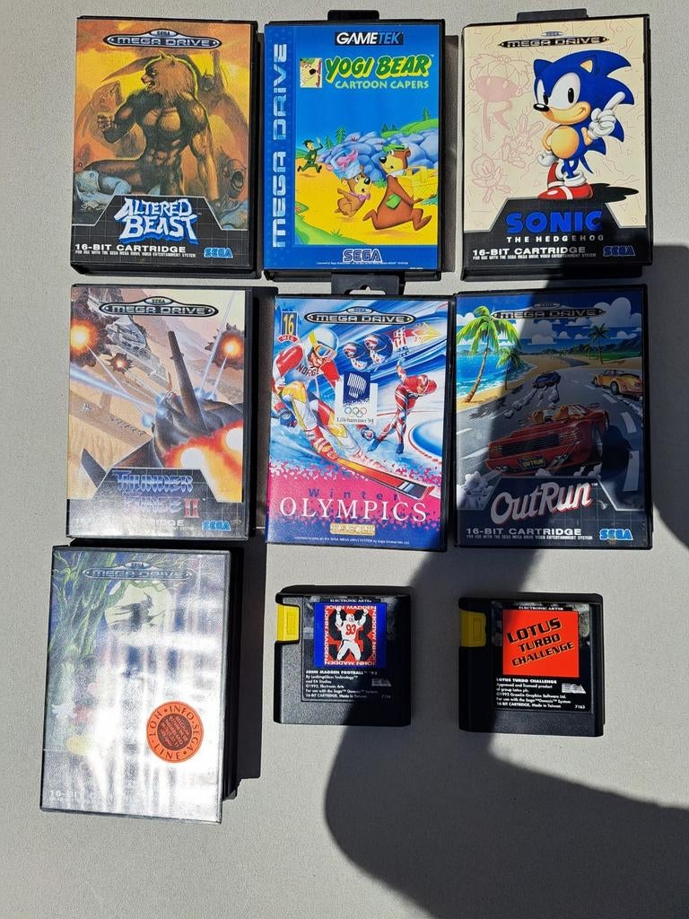 Verschillende sega megadrive-spellen. Per stuk verkocht.  Re, Games en Spelcomputers, Ophalen of Verzenden, Zo goed als nieuw