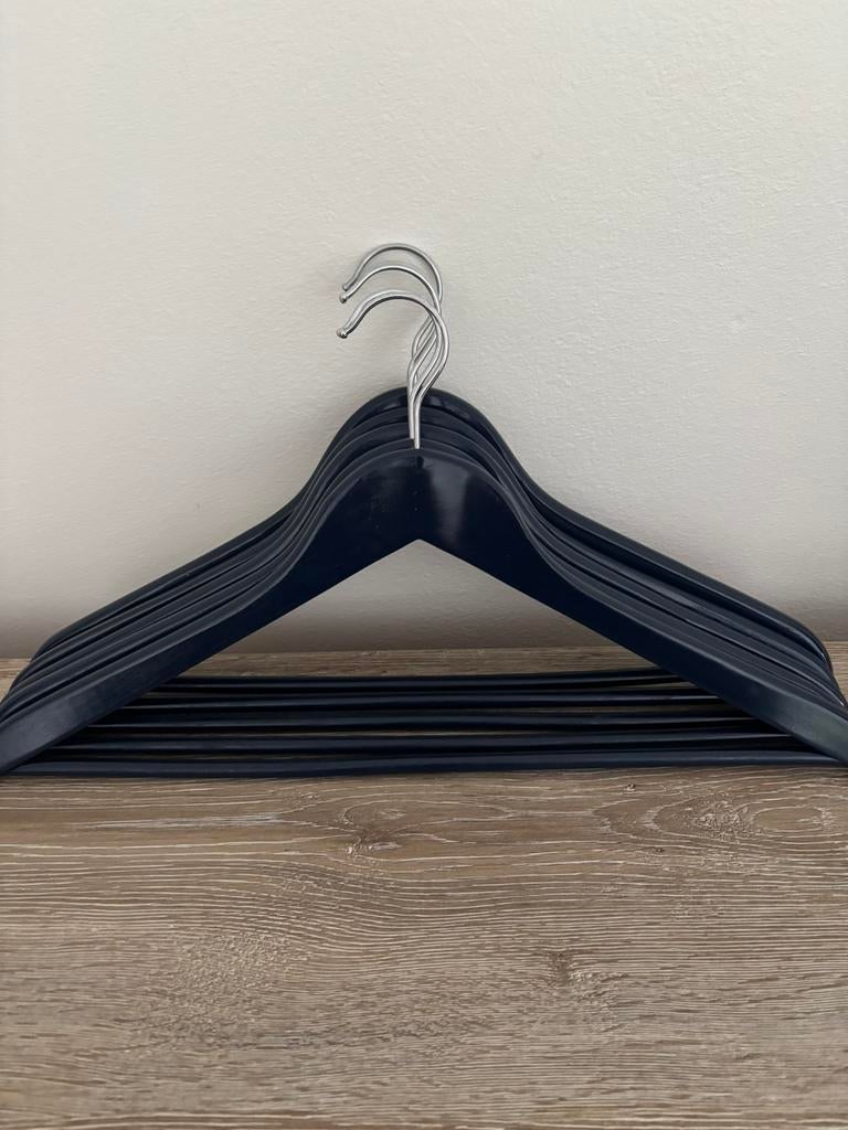 Houten kleerhangers blauw( 5 stuks), Enlèvement ou Envoi, Comme neuf