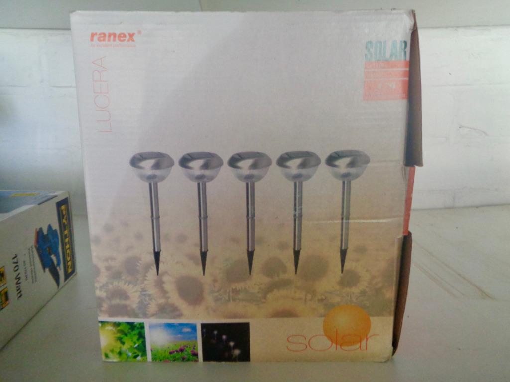 Lampes solaires de jardin, Enlèvement, Comme neuf