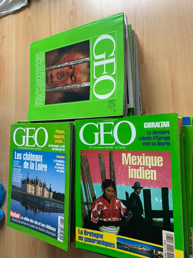 Revue GEO, Enlèvement, Comme neuf, Science et Nature