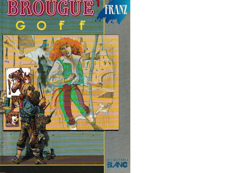 Drie strips Brougue - volledige reeks., Verzenden