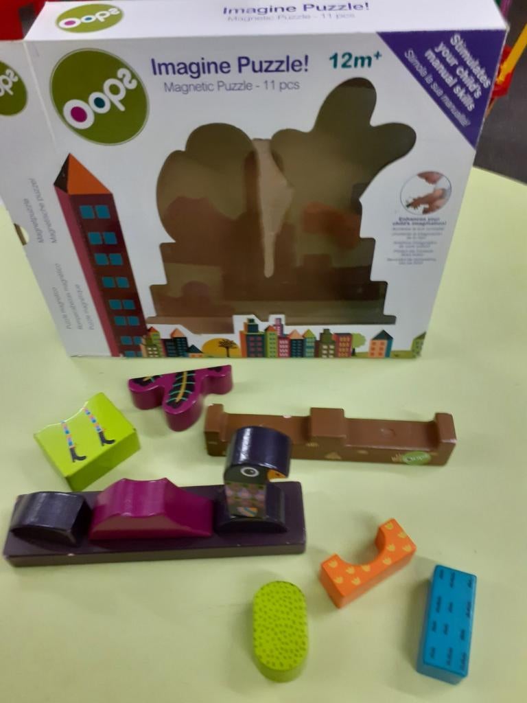 Figuren stapelspel, Ophalen, Gebruikt
