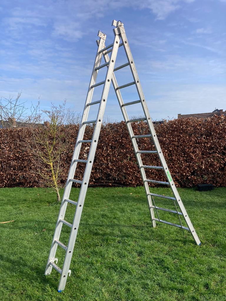 Ladder, Ophalen, Gebruikt, Ladder, Opvouwbaar of Inschuifbaar