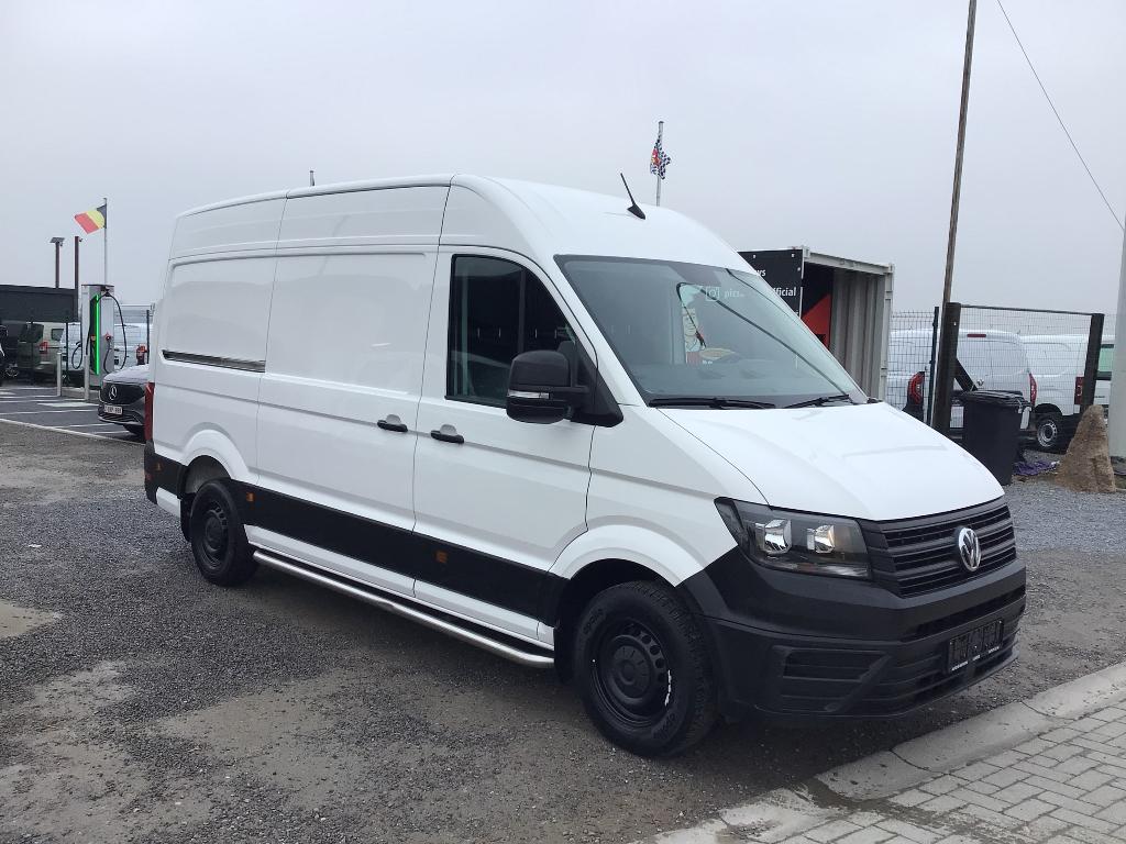 volkswagen crafter l3h3 140pk 2024 91000km 24950e ex, Auto's, Voorwielaandrijving, Stof, 4 cilinders, Volkswagen