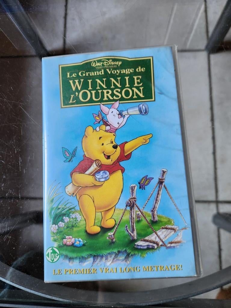 VHS" Le grand voyage de Winnie l'ourson", CD & DVD, Enlèvement ou Envoi, Dessin animé, Tous les âges, Comme neuf