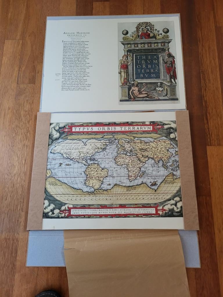 Theatrum Orbis Terrarum facsimile ca 90 kaarten, Boeken, Atlassen en Landkaarten, Ophalen of Verzenden