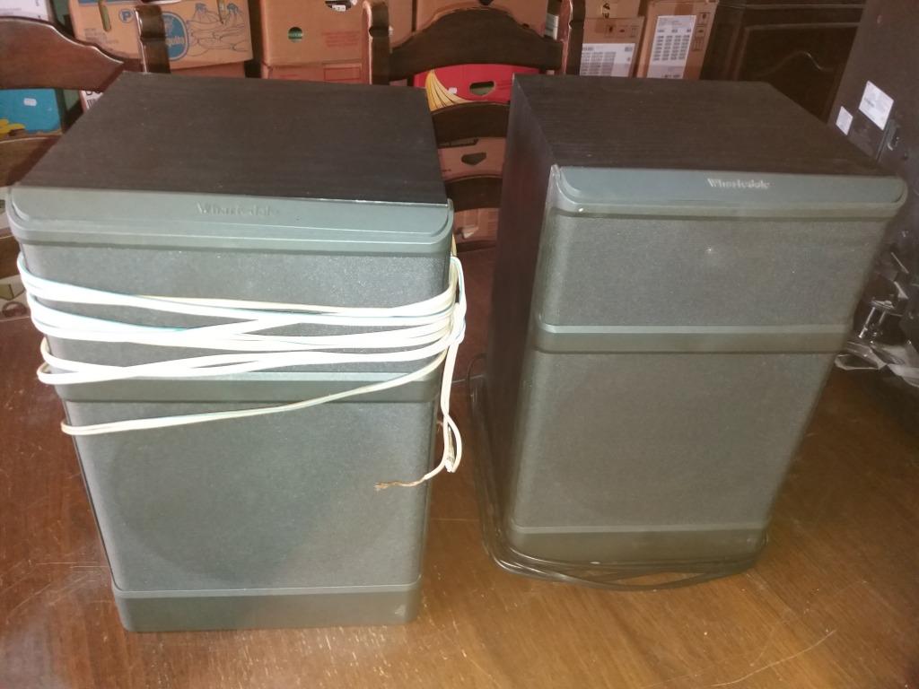 2 Wharfedale luidsprekers boxen 100 W., Autres marques, Enlèvement ou Envoi, 60 à 120 watts, Utilisé