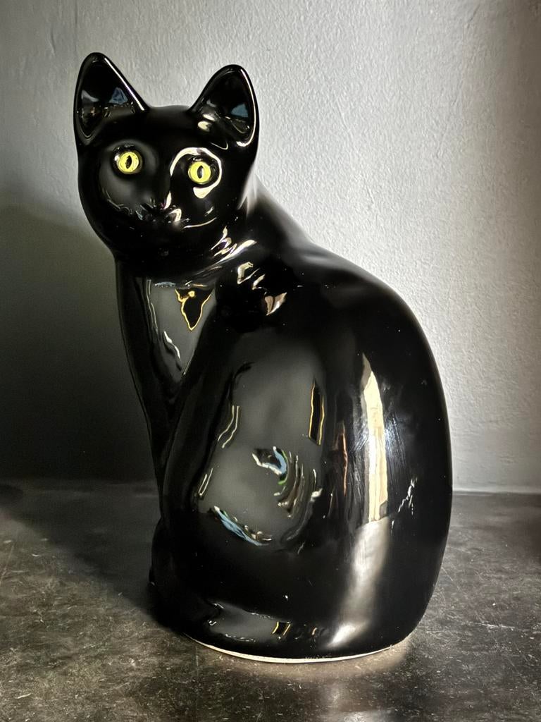 Prachtige vintage keramiek kat, Antiek en Kunst, Ophalen of Verzenden