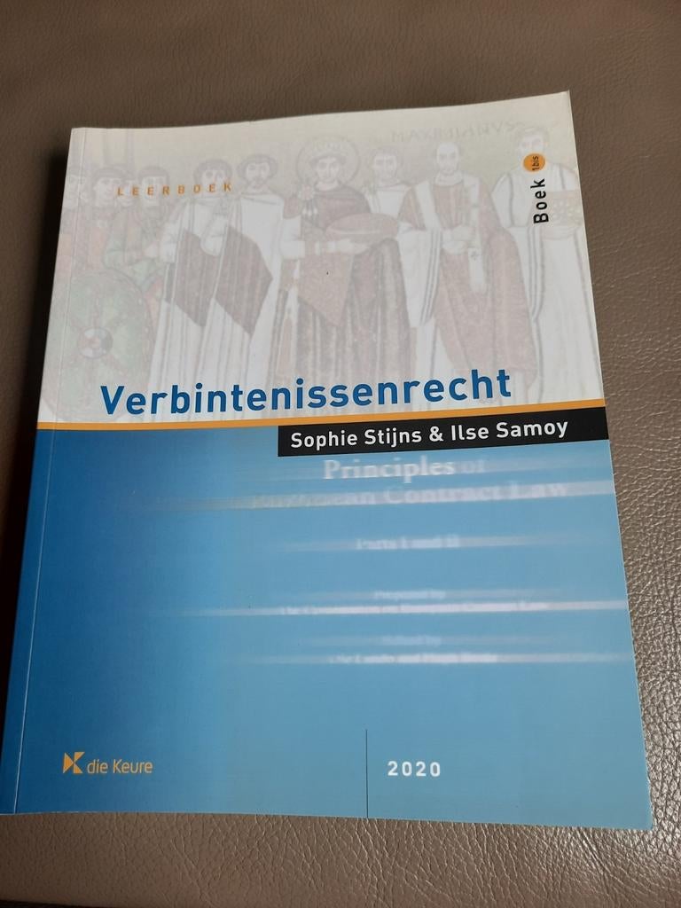 Leerboek verbintenissenrecht 1bis commerciële versie, Boeken, Ophalen of Verzenden, Zo goed als nieuw, Sophie Stijns
