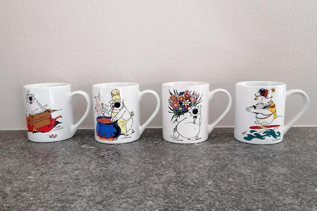 4x Dommel mokken/tassen, Le Lombard 2002, Collections, Enlèvement ou Envoi, Comme neuf