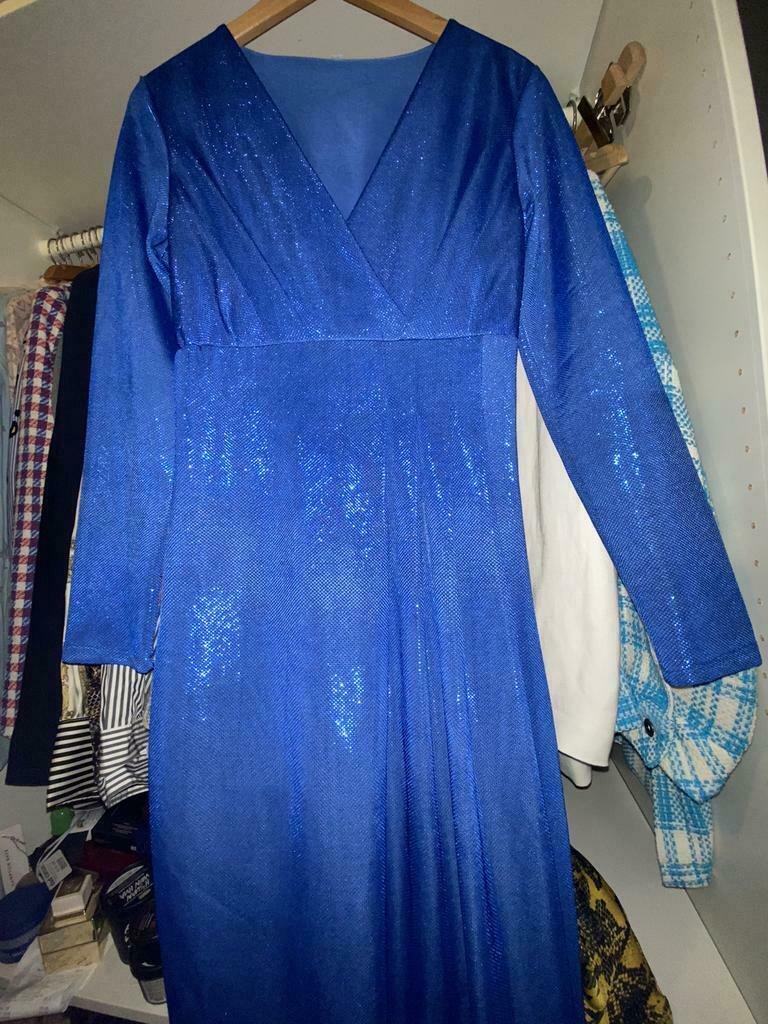 Vrij nieuwe avondjurk! S, Nieuw, Maat 36 (S), Blauw