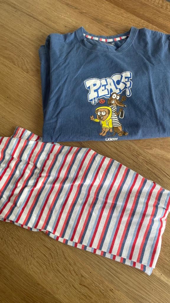 Woody pyjama 164, Kinderen en Baby's, Kinderkleding | Maat 164, Nacht- of Onderkleding, Gebruikt, Ophalen of Verzenden, Jongen