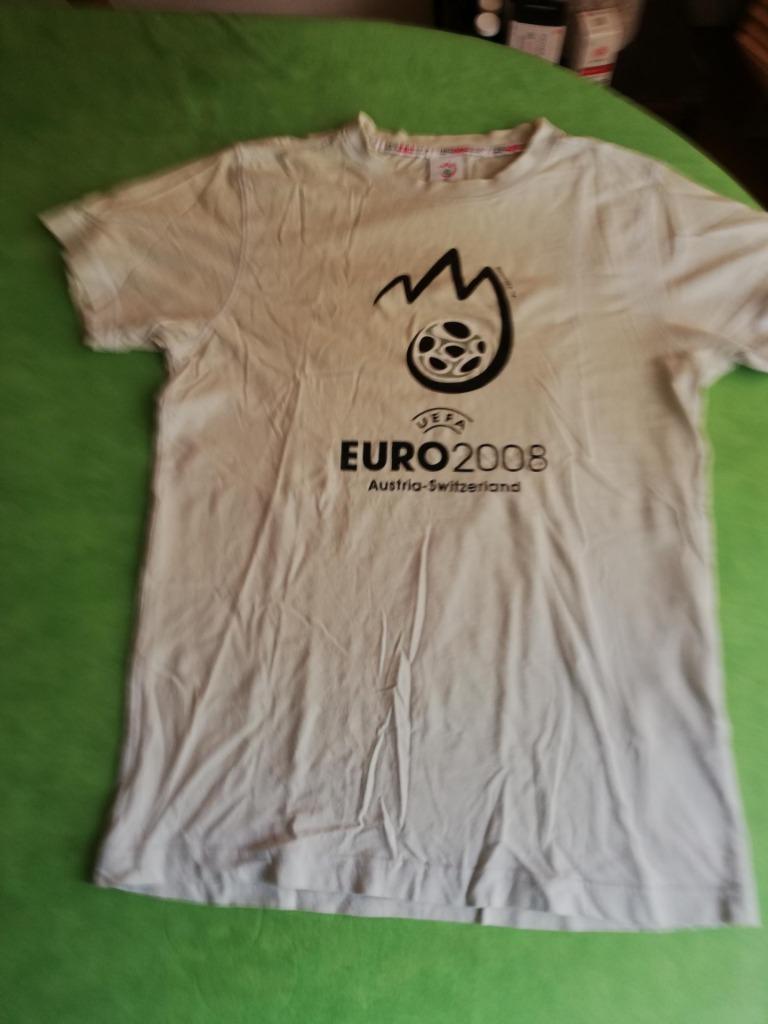 T-SHIRT OFFICIEL DU CHAMPIONNAT D'EUROPE DE FOOTBALL 2008, Enlèvement ou Envoi, Utilisé, Maillot