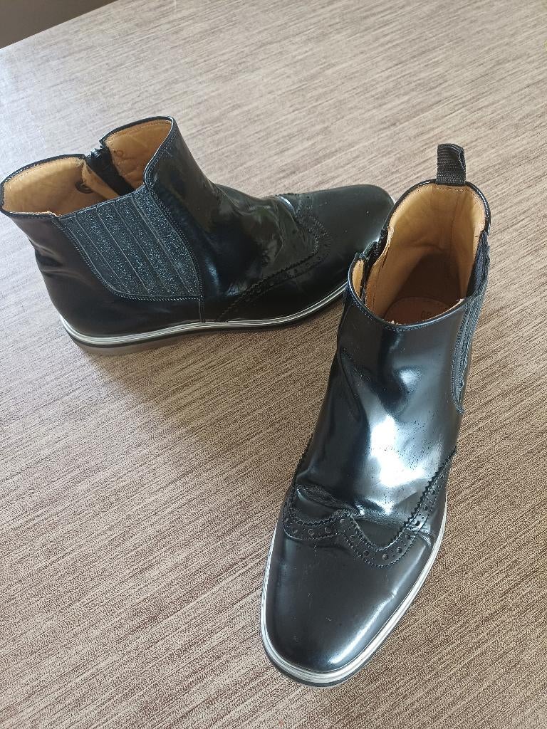 Lederen Boots nieuw maat 39, Ophalen, Zwart, Lage of Enkellaarzen, Nieuw