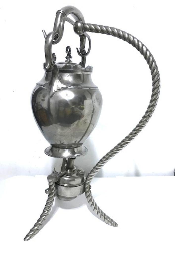 Samovar Water Thee Pot staander & brander Antiek☕💑🤗👌, Antiek en Kunst, Antiek | Servies compleet, Ophalen of Verzenden