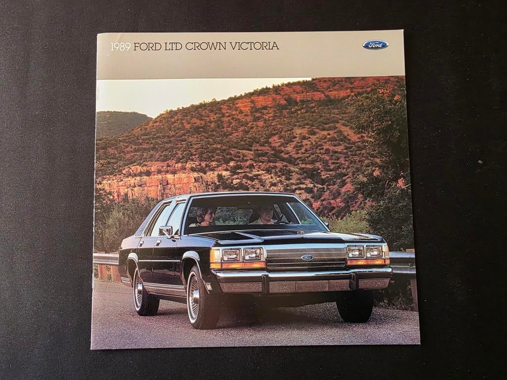Brochure Ford LTD Crown Victoria 1989 USA, Ophalen of Verzenden, Ford