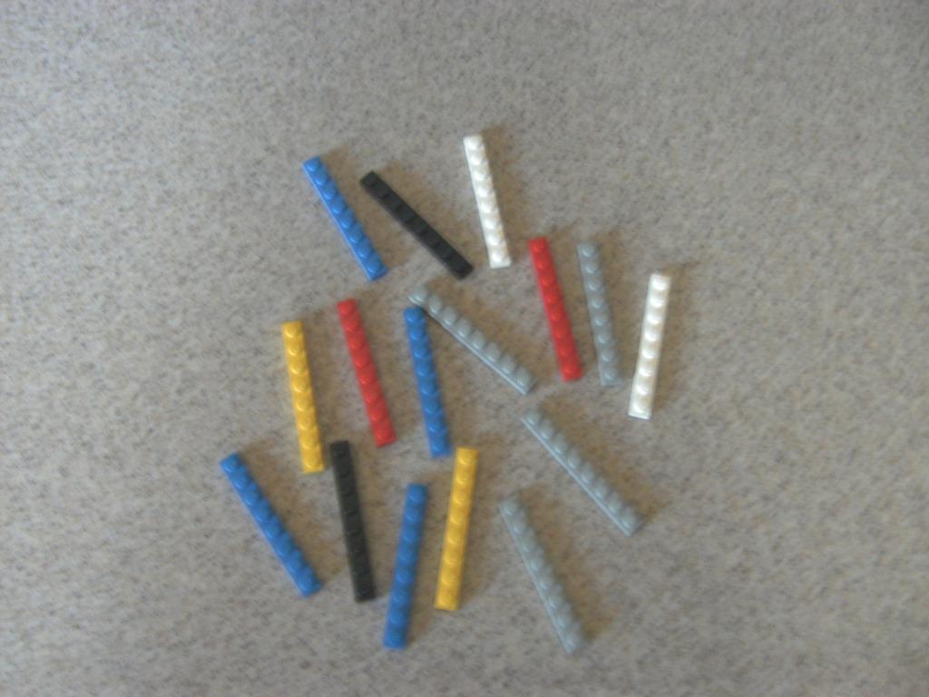 Lego plaatjes 1 x 8, Ophalen of Verzenden, Gebruikt, Losse stenen, Lego