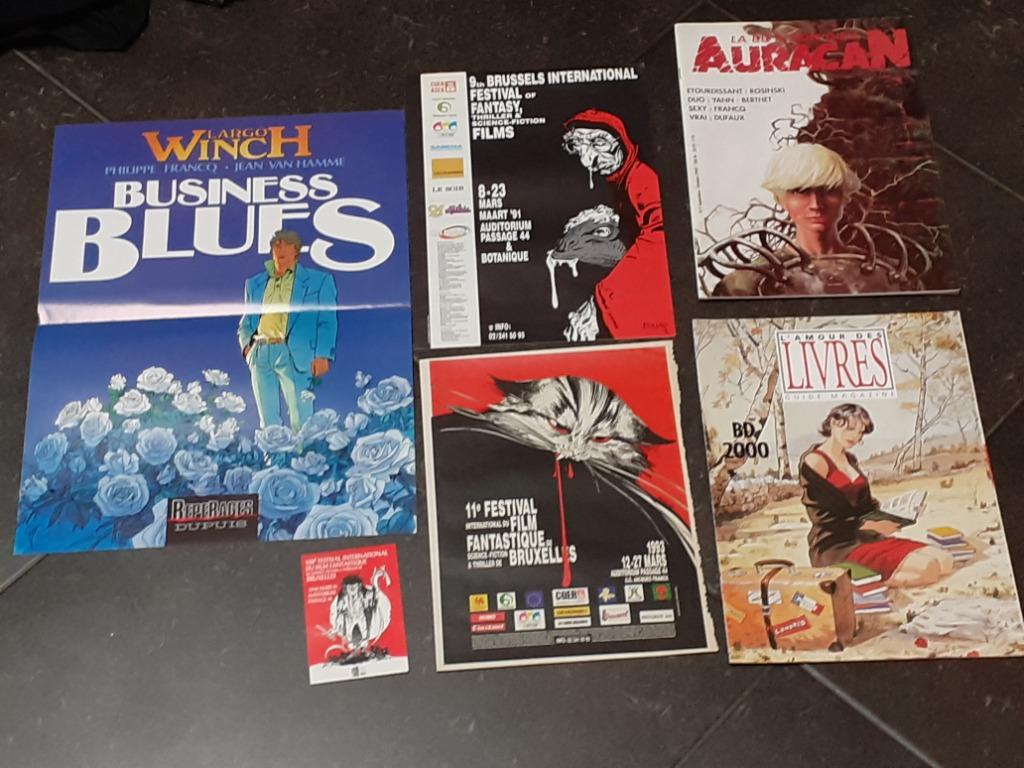 BD divers Francq, Rosinski, Gibrat, Boucq, Sokal, Vance, Collections, Personnages de BD, Utilisé, Autres types, Autres personnages