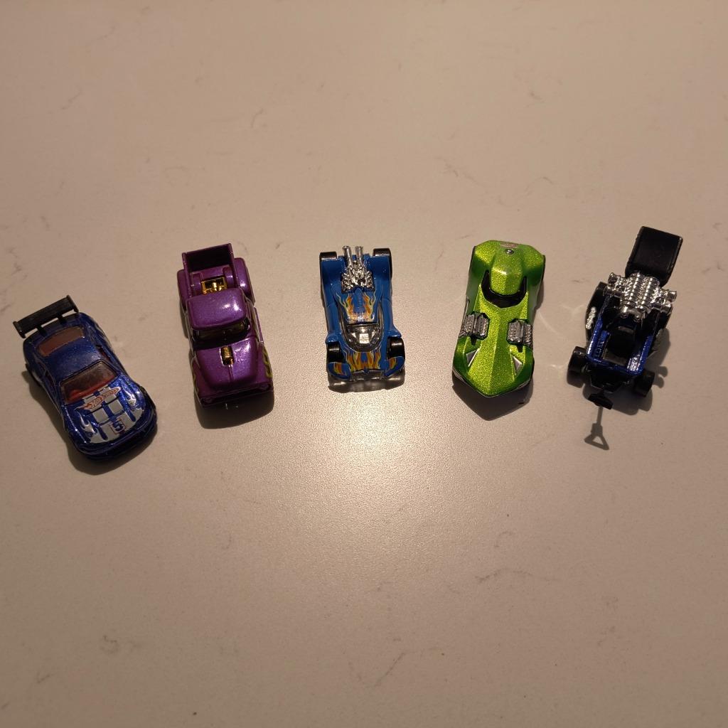 Hot Wheels Mega Mix: 5 Unieke & Snelle Racers!, Ophalen of Verzenden, Gebruikt