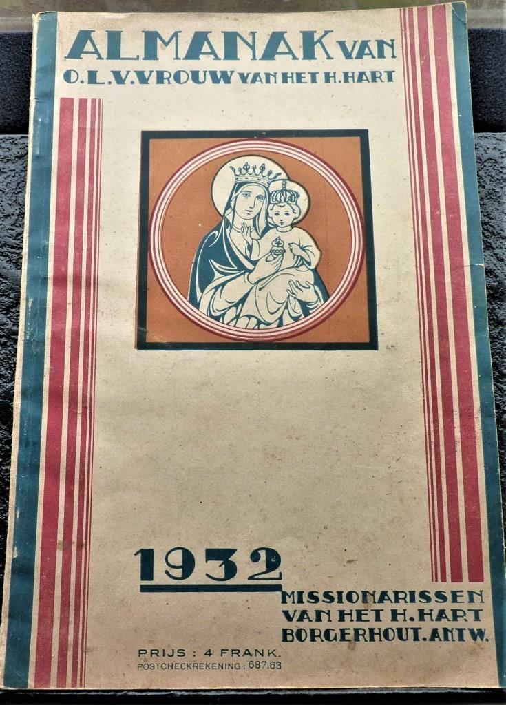 Almanak van OLV van het H. Hart 1932., Antiek en Kunst, Ophalen of Verzenden