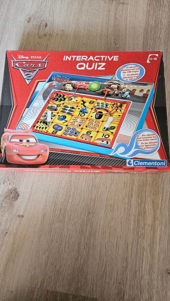 Jeu électro éducatif Cars, Enlèvement ou Envoi, Comme neuf