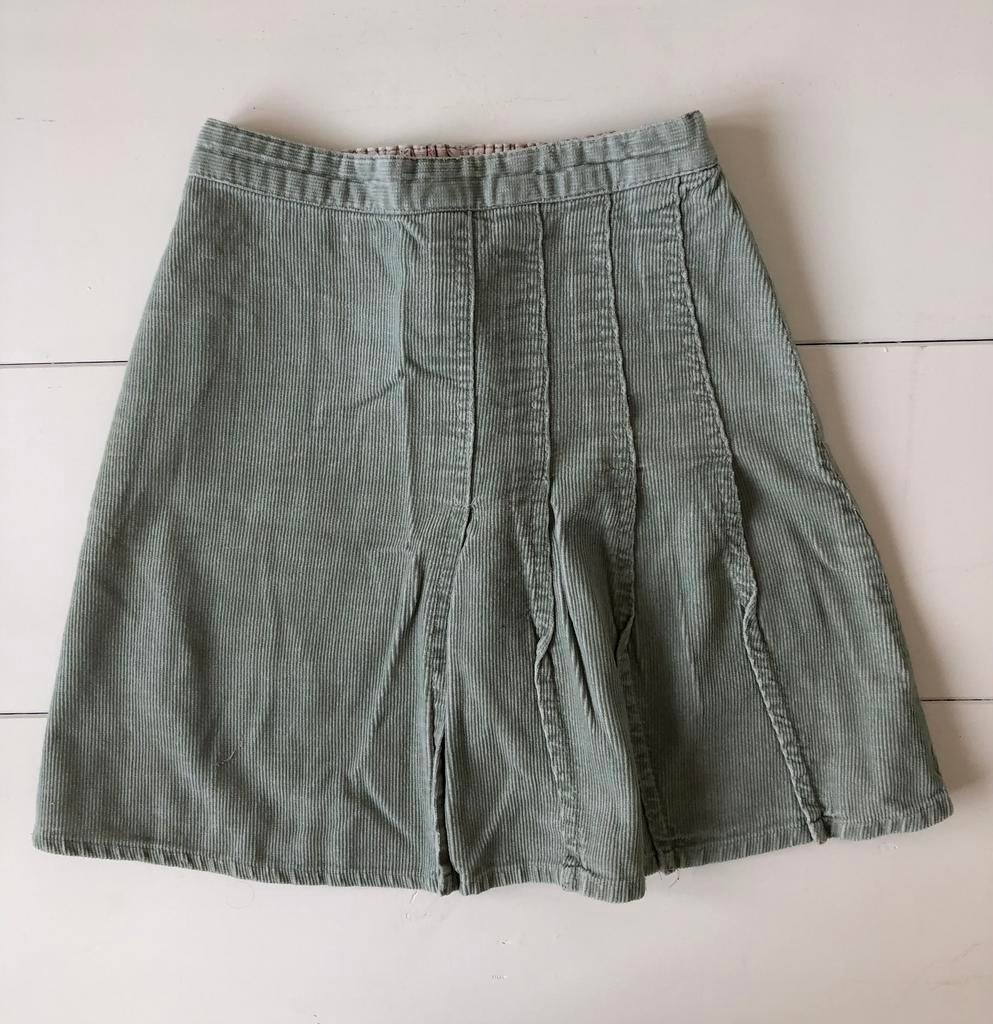 effen rokje ribfluweel 4-5 j 104 110, Kinderen en Baby's, Kinderkleding | Maat 104, Gebruikt, Meisje, Jurk of Rok, Ophalen of Verzenden