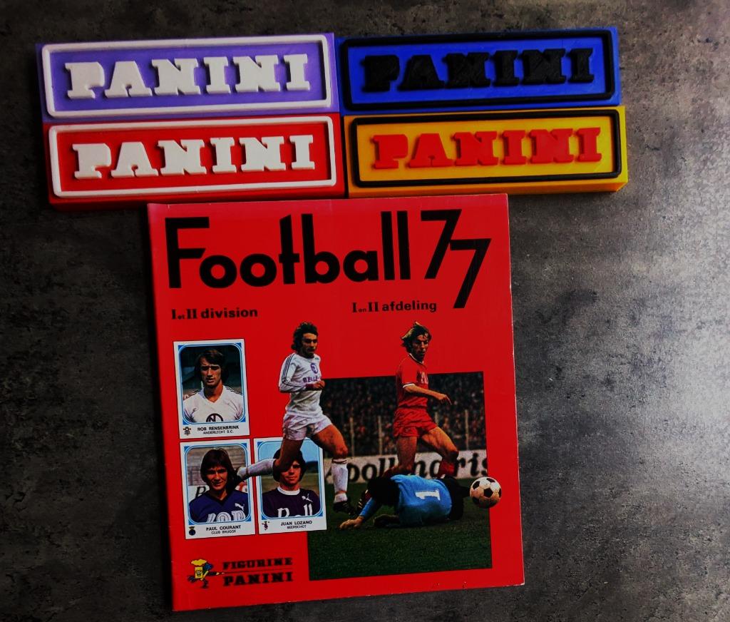 ALBUM DE FOOTBALL PANINI FOOTBALL 77 VIDE + bon 1977, Envoi, Comme neuf, Autocollant