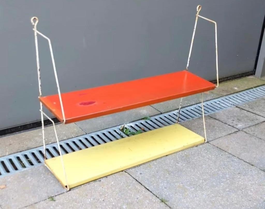 Vintage wandrek stijl tomado, Huis en Inrichting, Woonaccessoires | Wandplanken en Boekenplanken, Ophalen of Verzenden