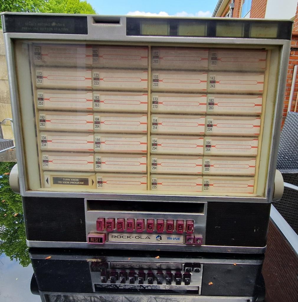 Rock-Ola 506 "Tri-Vue" jukebox wallbox, Verzamelen, Ophalen of Verzenden, Zo goed als nieuw, 1970 tot heden, Rock Ola