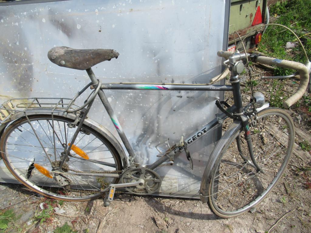 PEUGEOT TOURAINE vintage racefiets, Fietsen en Brommers, Gebruikt, Versnellingen, 57 tot 61 cm, Ophalen