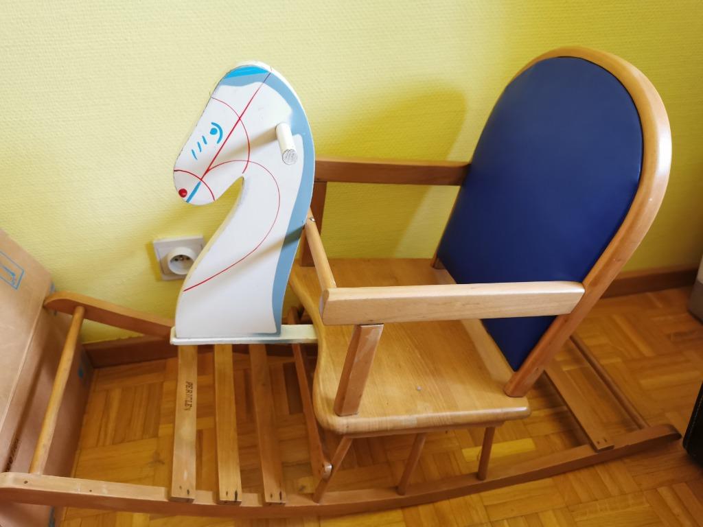 Houten hobbelpaard Pericles!, Enlèvement, Utilisé