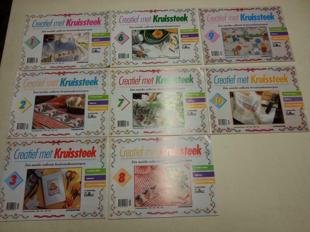 Een unieke collectie kruissteek ontwerpen ., Enlèvement, Comme neuf, Broderies à la main