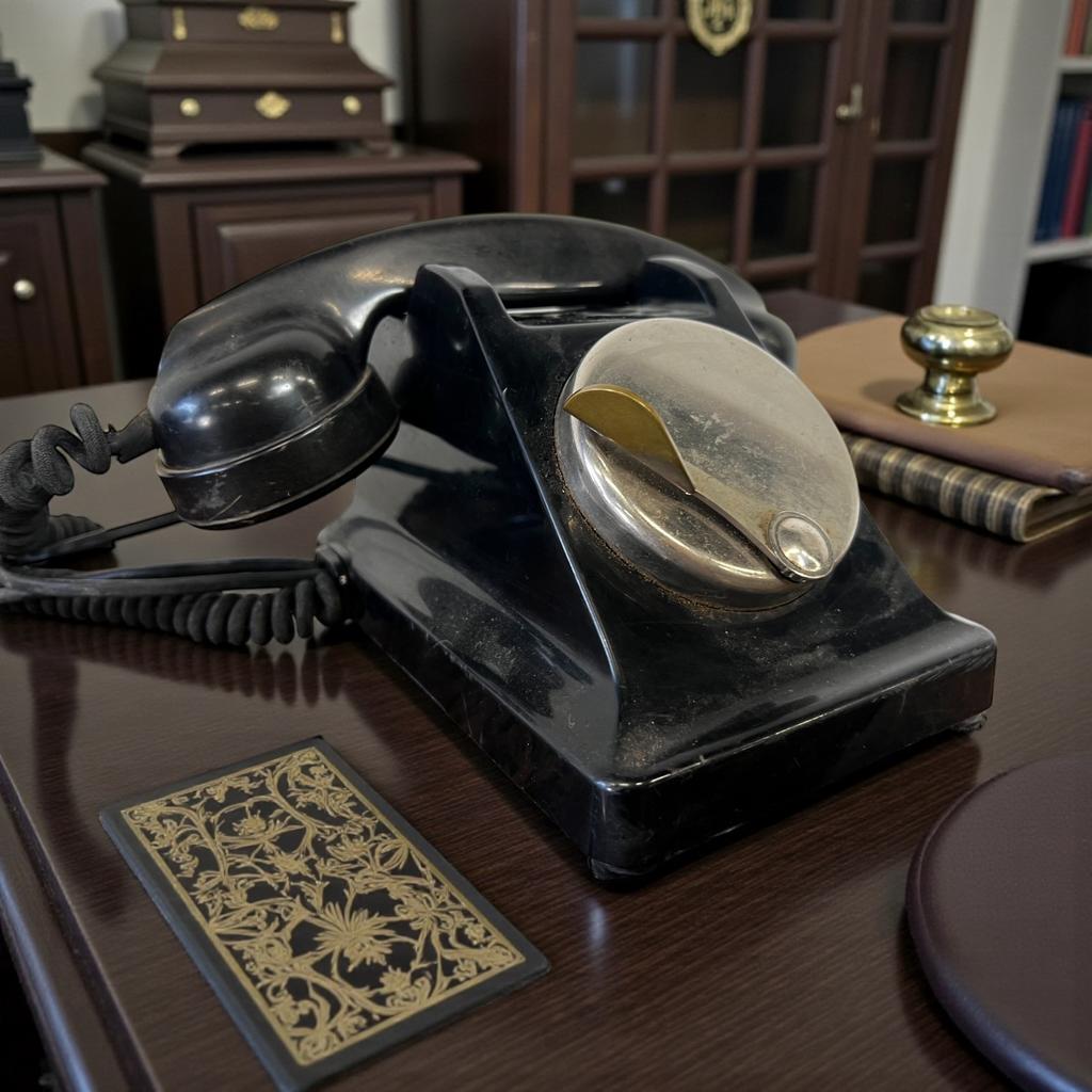 Vintage bakelieten telefoon / intercom telefoon, Telecommunicatie, Ophalen of Verzenden, Gebruikt, Bakeliet