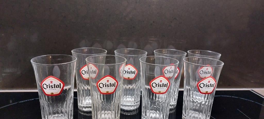 8 tulpkes  Cristal  Alken, Ophalen of Verzenden