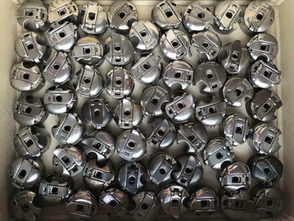 60 Spoelhulzen - dubbel roterend, Hobby en Vrije tijd, Naaimachines en Toebehoren, Ophalen of Verzenden, Gebruikt, Naaimachine