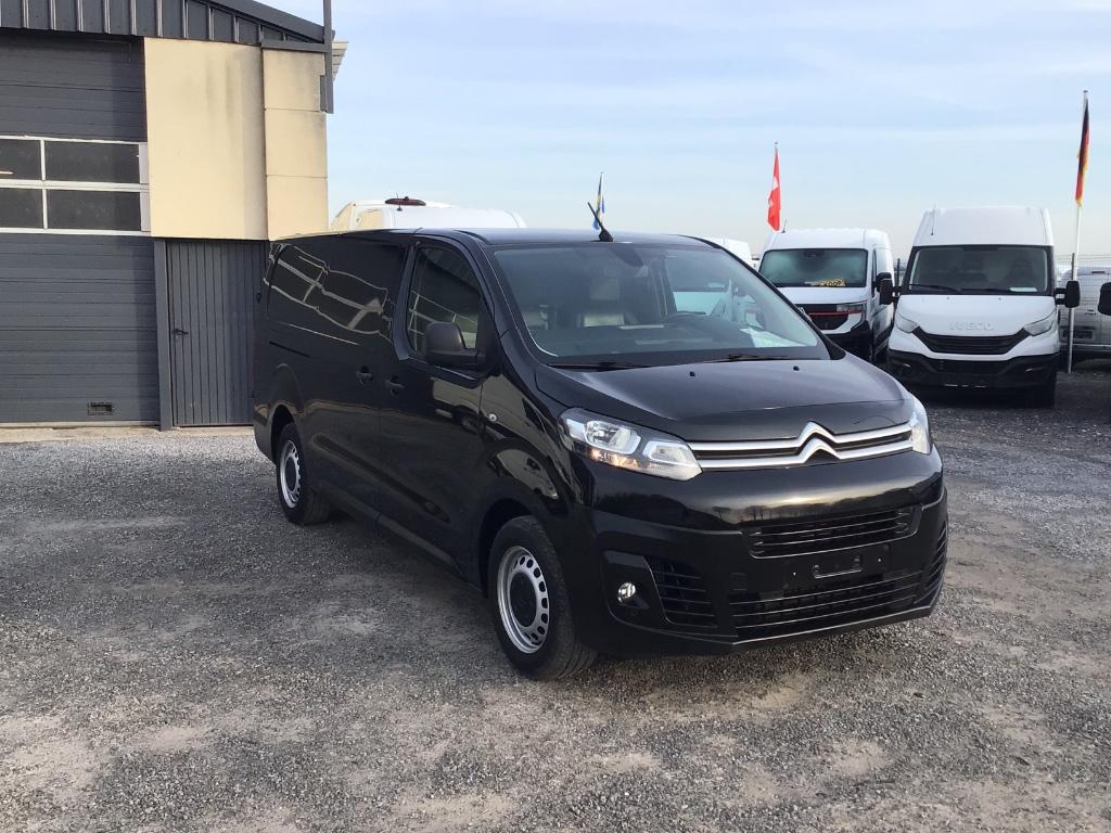 citroen jumpy l3 120pk 2020 73000km full/option 18950e ex, Euro 6, Entreprise, Boîte manuelle, Noir
